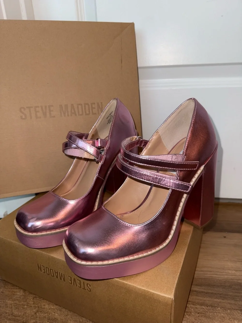 Steve Madden Twice Pump Mary Jane Platform